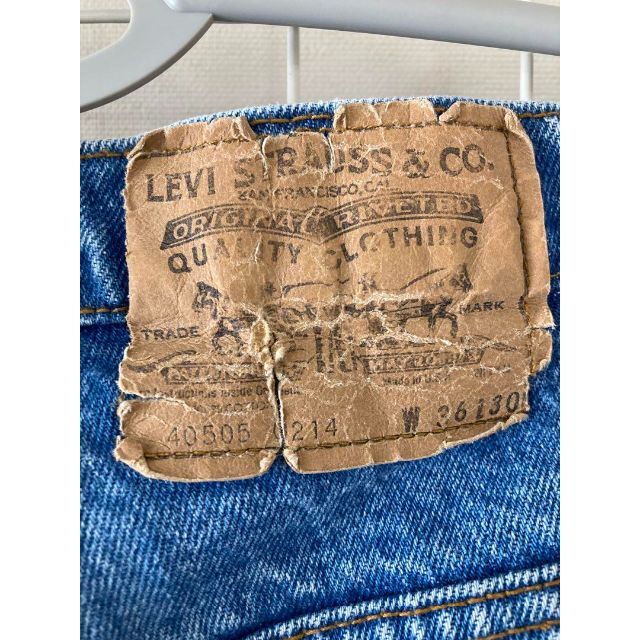 Levi's(リーバイス)の22 LEVI'S リーバイス 505ジーンズ デニム 古着 W36 90s メンズのパンツ(デニム/ジーンズ)の商品写真