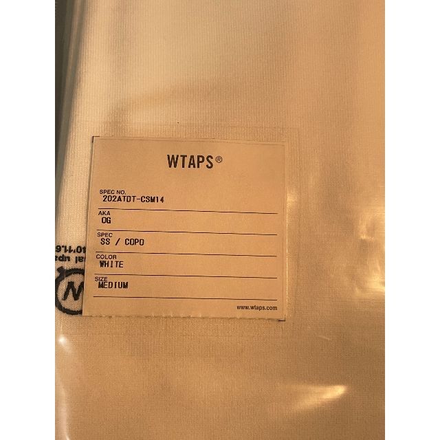 W)taps(ダブルタップス)のWTAPS★OG / SS / COPO★WHITE / M メンズのトップス(Tシャツ/カットソー(半袖/袖なし))の商品写真