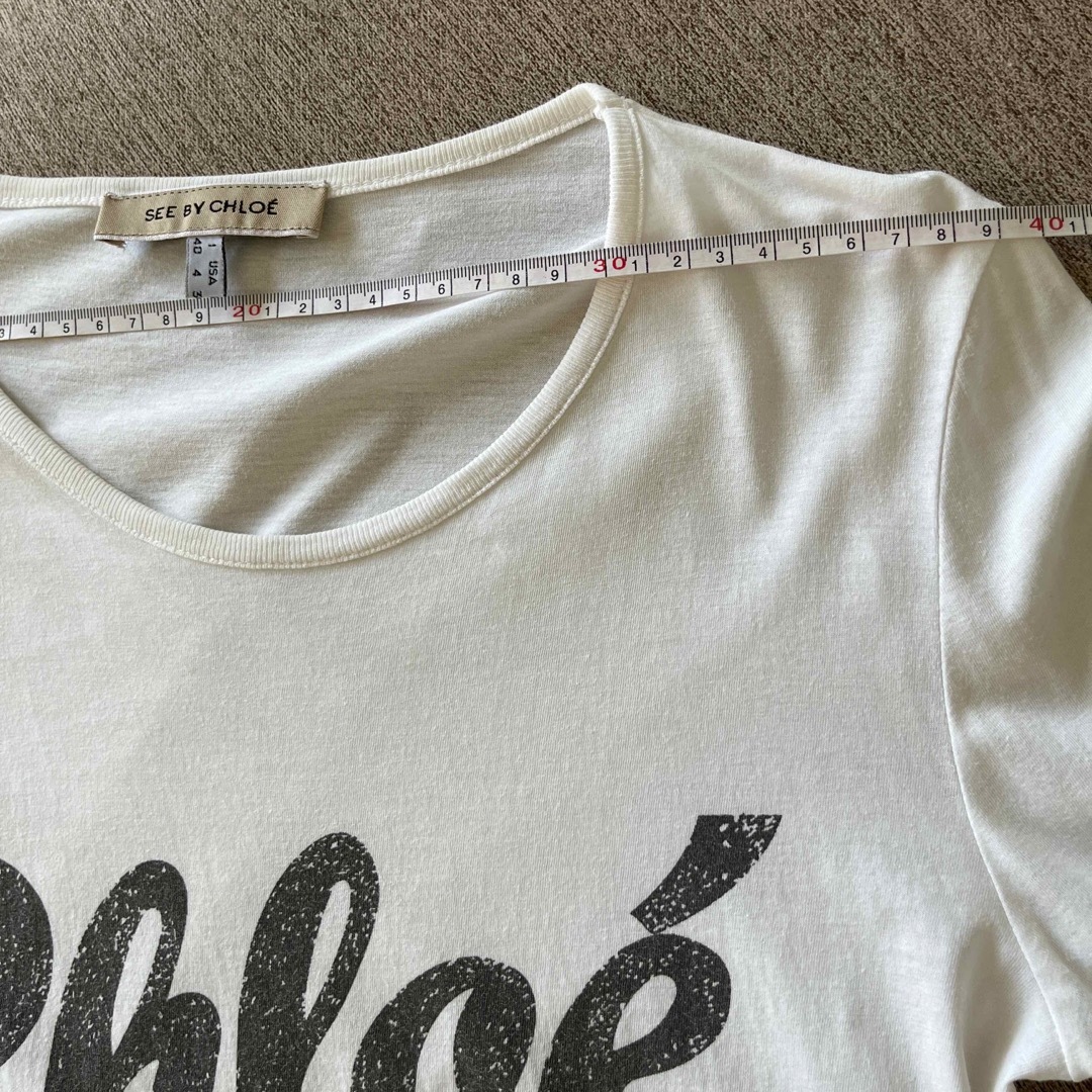 SEE BY CHLOE(シーバイクロエ)のSEE BY CHLOE  ロゴトップス レディースのトップス(Tシャツ(長袖/七分))の商品写真