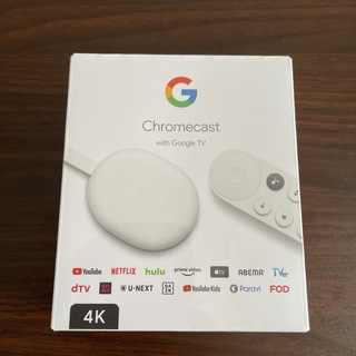 グーグル(Google)のChromecast with Google TV 4K ホワイト(その他)