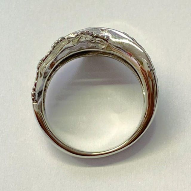 Pt900　カラーダイヤモンドリング　D0.38ct　カラーダイヤ0.12ct 5