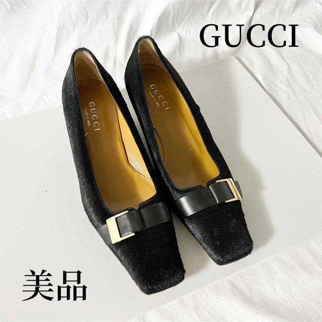 Gucci - 【美品】GUCCI グッチ レディース パンプス 靴 38 ブランドの 