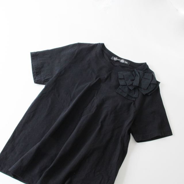 2020SS Jane Marple Dans Le Salon ジェーンマープル ドンルサロン リボン装飾 Tシャツ  M/ブラック【2400013323598】 | フリマアプリ ラクマ