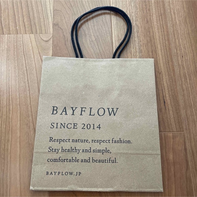 BAYFLOW(ベイフロー)のベイフロー　ショップ袋 レディースのバッグ(ショップ袋)の商品写真