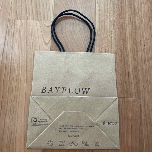 BAYFLOW(ベイフロー)のベイフロー　ショップ袋 レディースのバッグ(ショップ袋)の商品写真