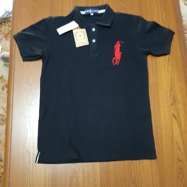 POLO RALPH LAUREN(ポロラルフローレン)のTom 様ご専門✩ ポロラルフローレン　ポロシャツ　ブラック　Mサイズ　#3 メンズのトップス(ポロシャツ)の商品写真