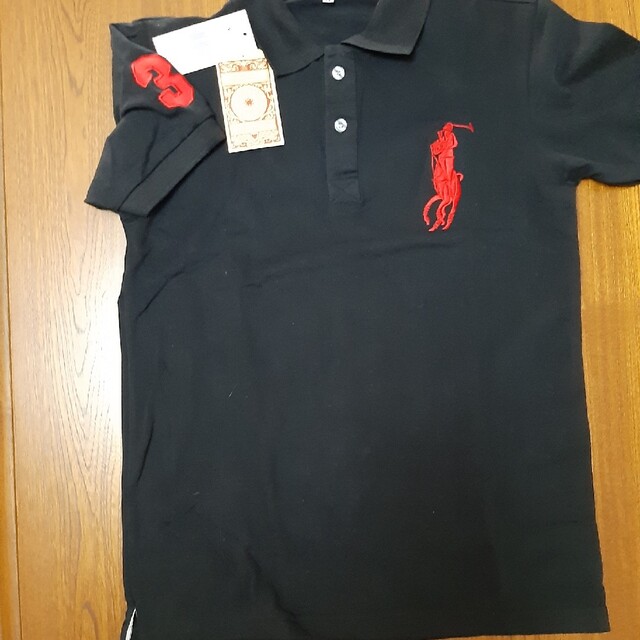 POLO RALPH LAUREN(ポロラルフローレン)のTom 様ご専門✩ ポロラルフローレン　ポロシャツ　ブラック　Mサイズ　#3 メンズのトップス(ポロシャツ)の商品写真