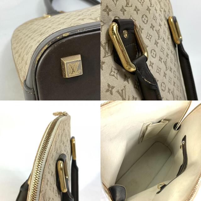 LOUIS VUITTON(ルイヴィトン)のルイヴィトン LOUIS VUITTON アルマ・オ M92204 モノグラム・ミニ カバン トートバッグ ショルダーバッグ 肩掛け ハンドバッグ モノグラムミニキャンバス カーキ グリーン レディースのバッグ(ハンドバッグ)の商品写真