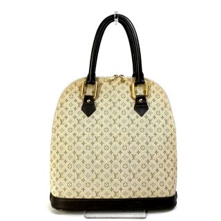 ルイヴィトン(LOUIS VUITTON)のルイヴィトン LOUIS VUITTON アルマ・オ M92204 モノグラム・ミニ カバン トートバッグ ショルダーバッグ 肩掛け ハンドバッグ モノグラムミニキャンバス カーキ グリーン(ハンドバッグ)