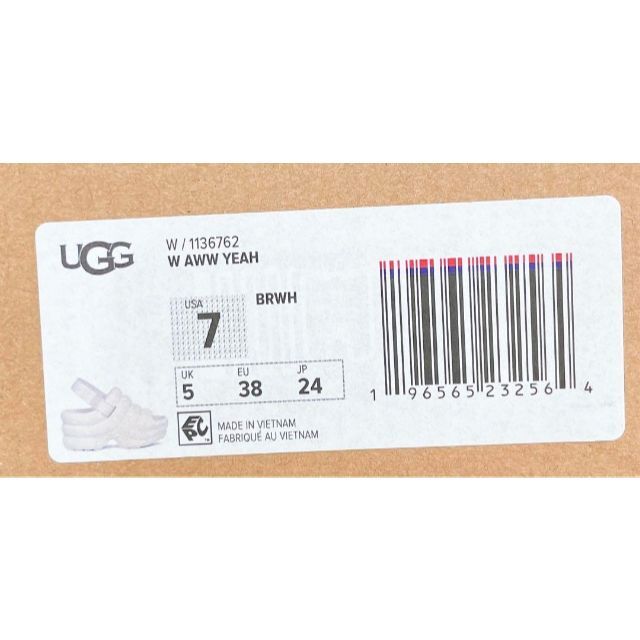 新品タグ付き UGG アーイヤー aww yeah 24cm サンダル 38 レディース