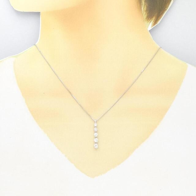 PT ダイヤモンド ネックレス 0.80CT - ネックレス