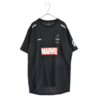 エフシーアールビー(F.C.R.B.)のF.C.R.B./F.C.Real Bristol/FCRB エフシーアールビー/エフシーレアルブリストル 20SS MARVEL TRANING TOP マーベル トレーニングトップ 半袖Tシャツ ブラック FCRB-200116(Tシャツ/カットソー(半袖/袖なし))