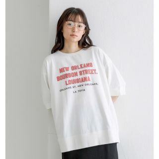 ピュアルセシン(pual ce cin)のロゴプリントビッグTシャツ(Tシャツ/カットソー(半袖/袖なし))