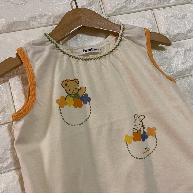 familiar(ファミリア)のfamiliar タンクトップ　100 キッズ/ベビー/マタニティのキッズ服男の子用(90cm~)(Tシャツ/カットソー)の商品写真