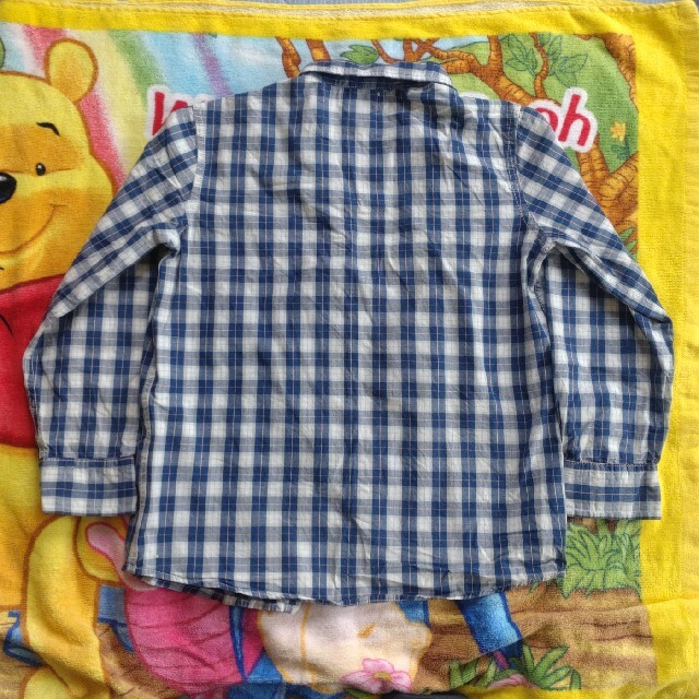 Old Navy(オールドネイビー)の子供服　長袖シャツ110〜120 キッズ/ベビー/マタニティのキッズ服男の子用(90cm~)(ブラウス)の商品写真