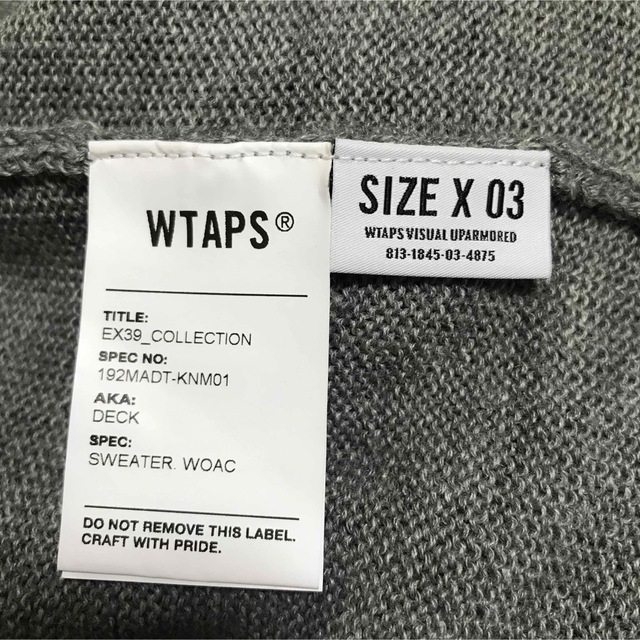 wtaps ロゴニット 4