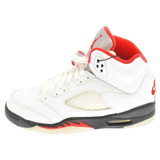 NIKE(ナイキ)のNIKE ナイキ AIR JORDAN5 RETRO GS エアジョーダン5 ハイカット スニーカー ファイアレッド ホワイト/レッド 440888‐102 US4Y レディースの靴/シューズ(スニーカー)の商品写真