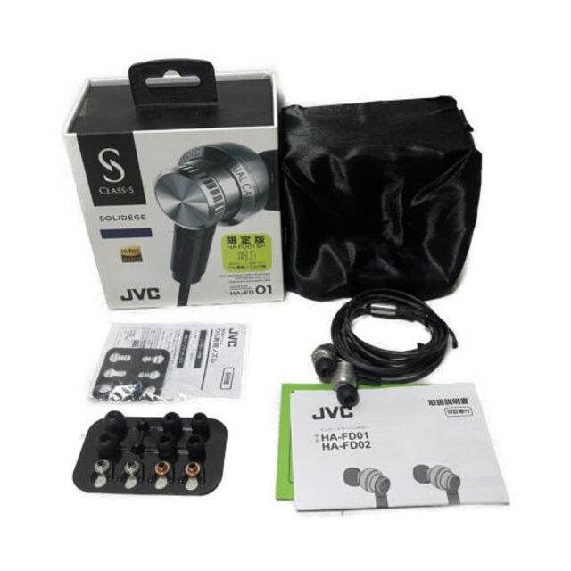 オーディオ機器 JVC HA-FD01SP カナル型イヤホン CLASS-S SOLIDEGE