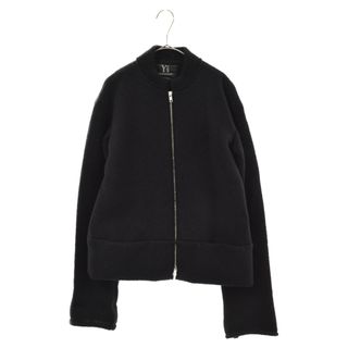 ワイズ(Y's)のY's ワイズ Wool Zip Up Jacket YW-T41-969 ウールジップアップジャケット ブラック(フライトジャケット)