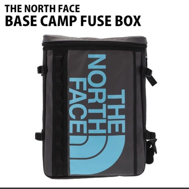 THE NORTH FACE(ザノースフェイス)の新品レア！ノースフェイスヒューズボックス３０Ｌアスファルトグレー✕ノーズブルー メンズのバッグ(バッグパック/リュック)の商品写真