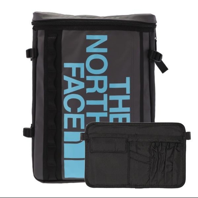 THE NORTH FACE(ザノースフェイス)の新品レア！ノースフェイスヒューズボックス３０Ｌアスファルトグレー✕ノーズブルー メンズのバッグ(バッグパック/リュック)の商品写真