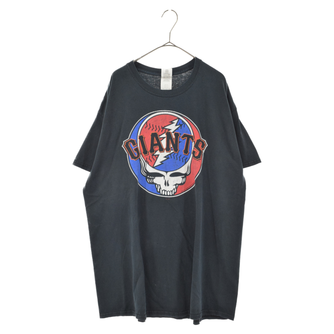 VINTAGE ヴィンテージ 90s Greatful DeadxGIANTS グレイトフルデッド スカルロゴプリントTシャツ ブラック745センチ身幅