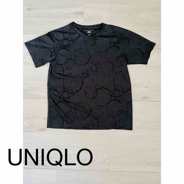 UNIQLO(ユニクロ)のUNIQLO＊ドライブラックTシャツ キッズ/ベビー/マタニティのキッズ服男の子用(90cm~)(Tシャツ/カットソー)の商品写真