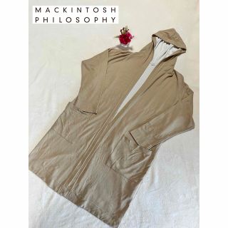 マッキントッシュフィロソフィー(MACKINTOSH PHILOSOPHY)のマッキントッシュ フィロソフィー ロングフード付 カーディガン(カーディガン)