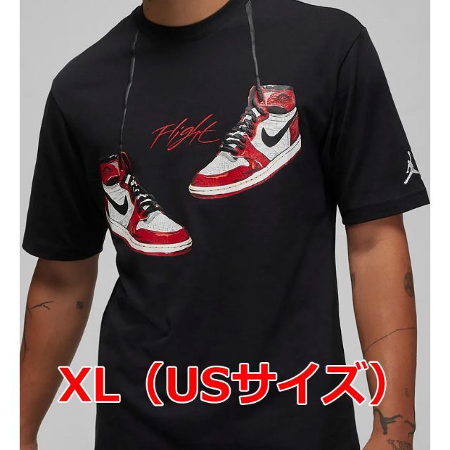 Tシャツ/カットソー(半袖/袖なし)XL NIKEジョーダン1985メンズTシャツ FD0536-010黒 AJ1