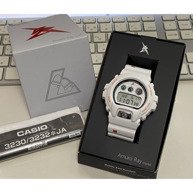 コラボ/G-SHOCK/ガンダム/限定/アムロ/DW-6900/時計/箱付/別注