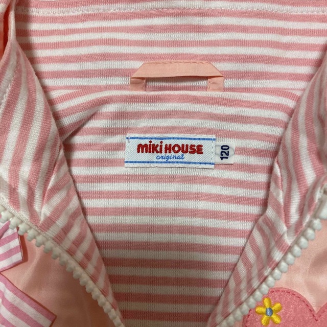 mikihouse(ミキハウス)の★美品★ミキハウス★リーナちゃん★120 ウインドブレーカー キッズ/ベビー/マタニティのキッズ服女の子用(90cm~)(ジャケット/上着)の商品写真