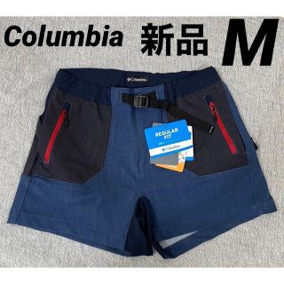 コロンビア(Columbia)のコロンビア　トラバーストレイル　ウィメンズショーツ　Mサイズ　ネイビー(登山用品)