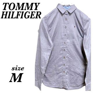 トミーヒルフィガー(TOMMY HILFIGER)の【美品】TOMMY HILFIGER トミーヒルフィガー　シャツ　ワンポイント(シャツ/ブラウス(長袖/七分))