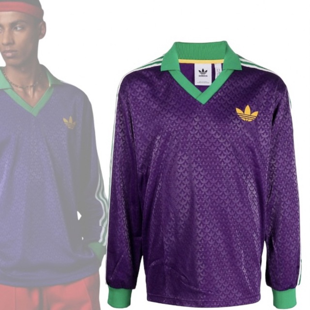 adidas(アディダス)のレア【アディダス70S VINTAGE 】ロングスリーブ ジャージ Tシャツ メンズのトップス(ジャージ)の商品写真