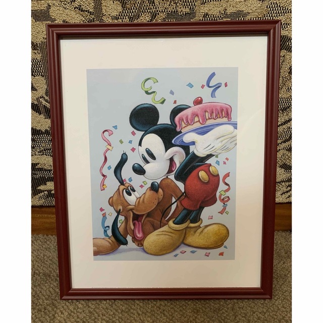 Disney(ディズニー)の【ディズニー絵画】ミッキー エンタメ/ホビーの美術品/アンティーク(絵画/タペストリー)の商品写真