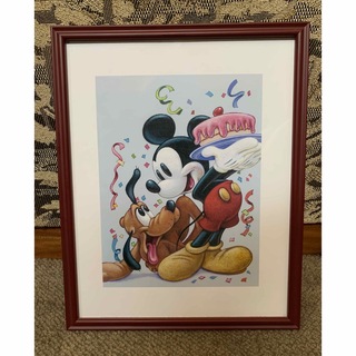 ディズニー(Disney)の【ディズニー絵画】ミッキー(絵画/タペストリー)