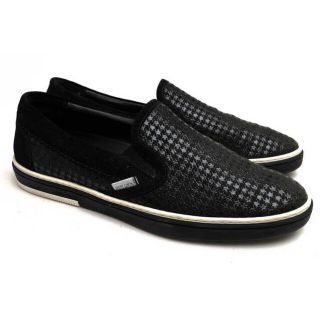 ジミーチュウ/Jimmy Choo シューズ スニーカー 靴 ローカット メンズ 男性 男性用スエード スウェード レザー 革 本革 ブラック 黒 GROVE グローブ 千鳥格子柄 スリッポン