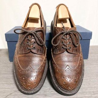 トリッカーズ(Trickers)のUK8ハーフ！！Tricker's バートン　ウィングチップ　グレインレザー(ドレス/ビジネス)