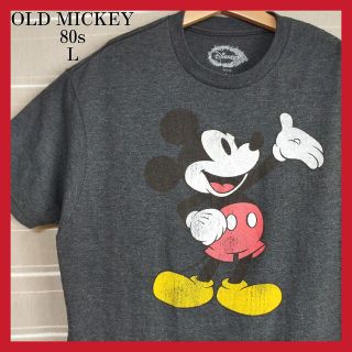 ディズニー(Disney)のDisney オールドディズニー 80s ミッキーマウスTシャツ tシャツ L(Tシャツ/カットソー(半袖/袖なし))