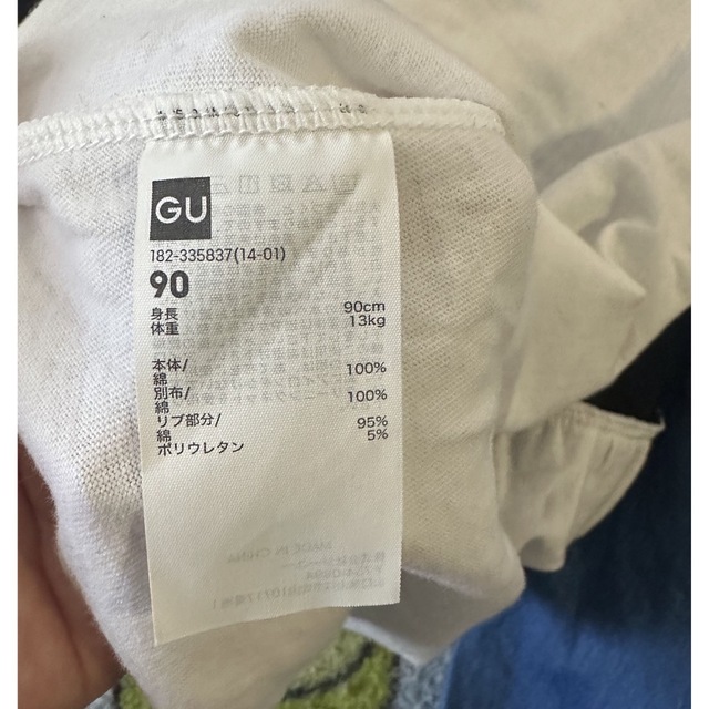 GU(ジーユー)の長袖ワンピース　90cm・100cm セット キッズ/ベビー/マタニティのキッズ服女の子用(90cm~)(ワンピース)の商品写真