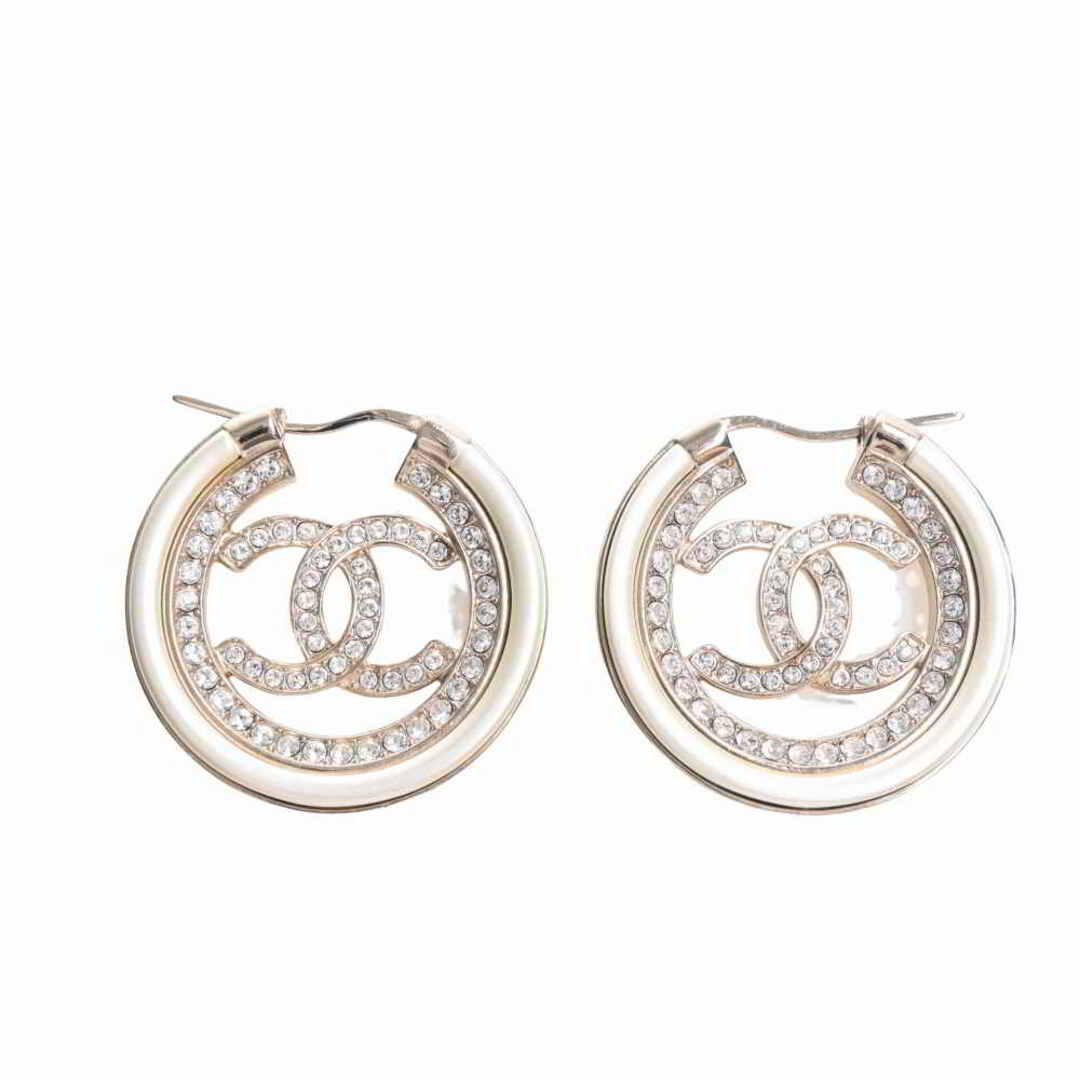 CHANEL サークルCCストラス ピアス | gulatilaw.com