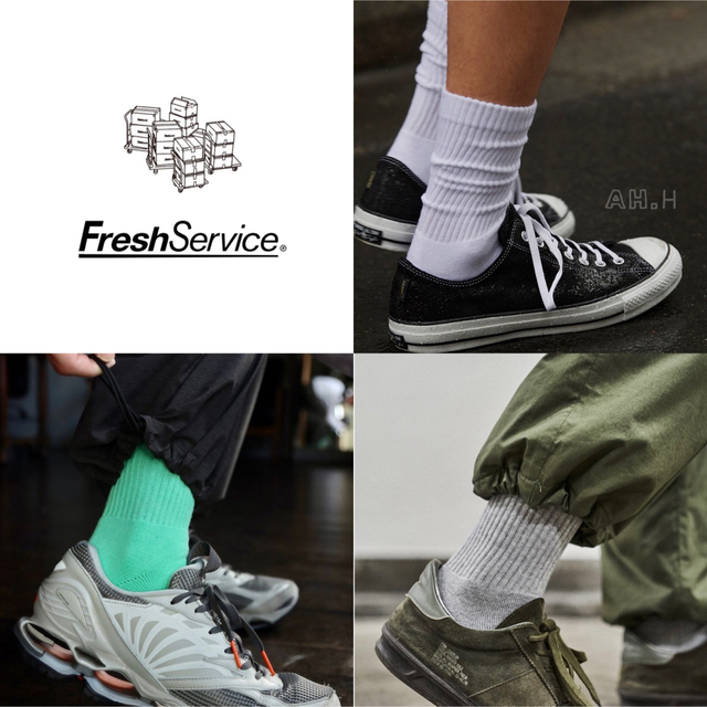 1LDK SELECT(ワンエルディーケーセレクト)の【新品】FreshService ORIGINAL SOCKS【3足】ソックス メンズのレッグウェア(ソックス)の商品写真