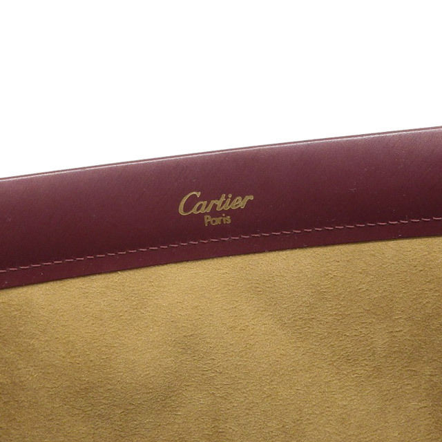 カルティエ Cartier バッグ レディース ブランド ハンドバッグ トリニティ レザー ボルドー
