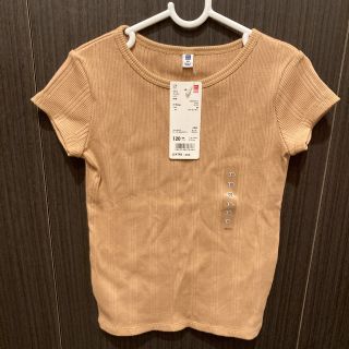 ユニクロ(UNIQLO)のユニクロリブTシャツ120(Tシャツ/カットソー)