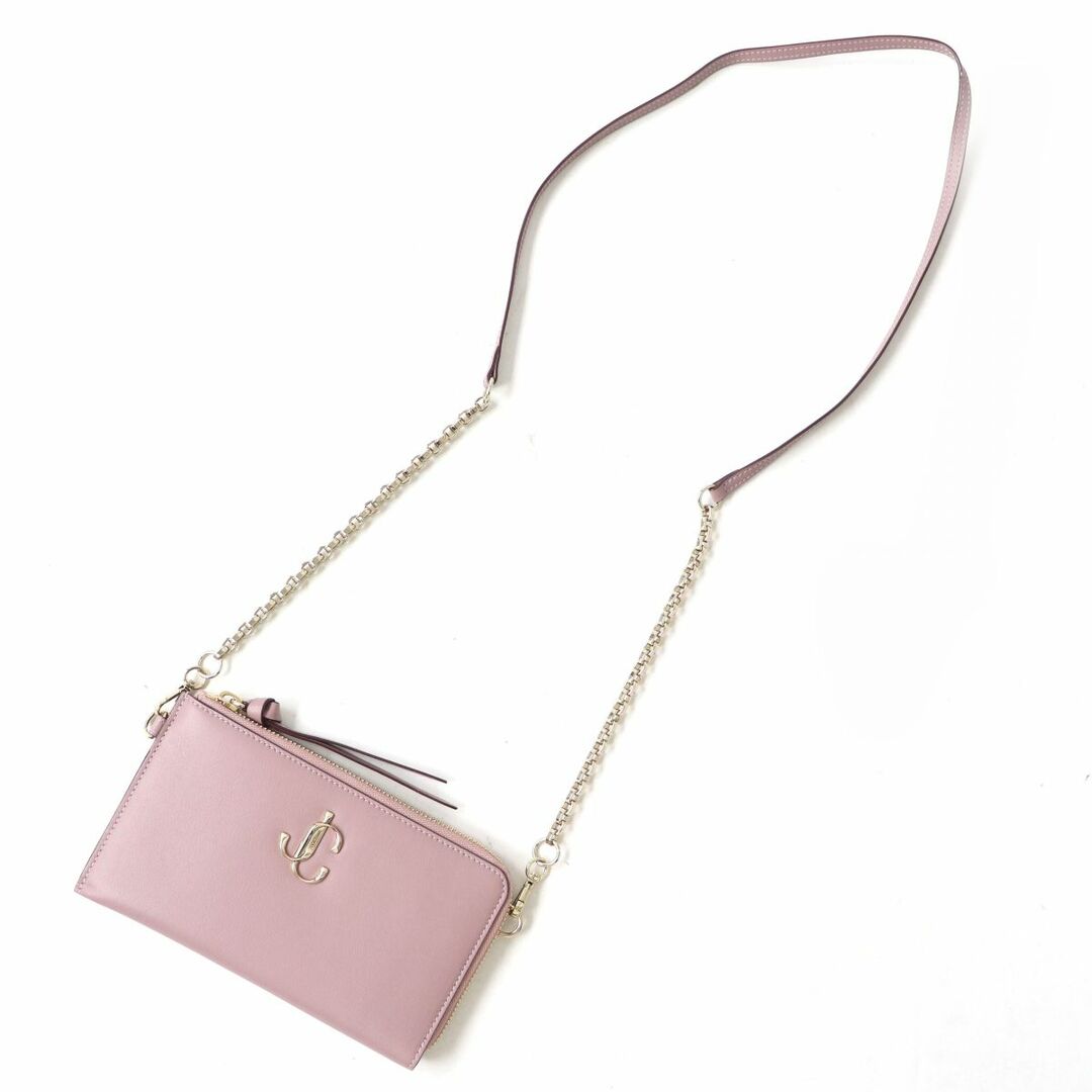 オータムセール 【新品未使用】JIMMY CHOO ロゴチェーンバッグ