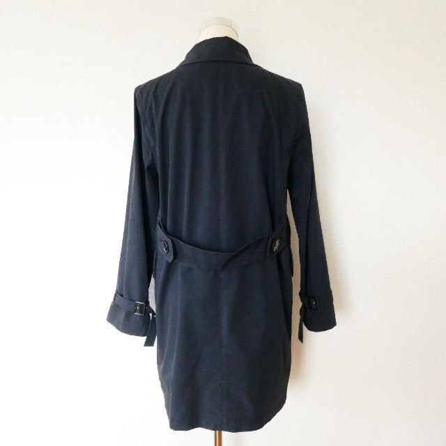 良品 BURBERRY BLUE LABEL ロング丈 ステンカラーコート-