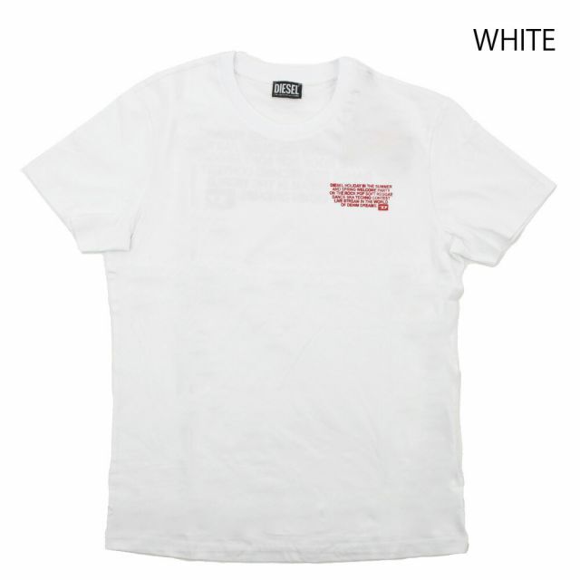 【WHITE】ディーゼル DIESEL Tシャツ 2