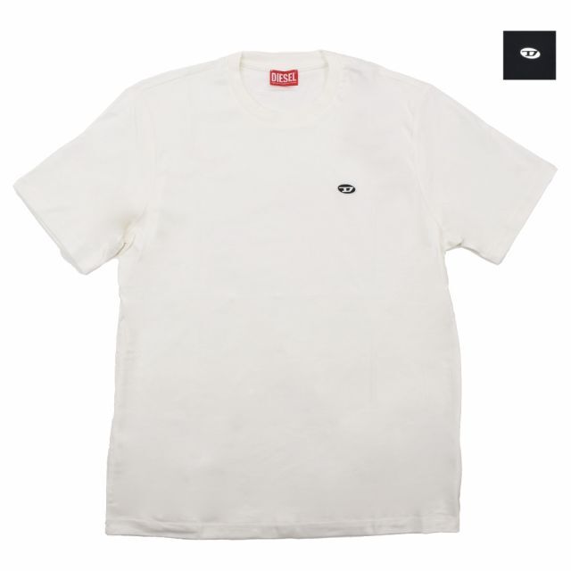 DIESEL(ディーゼル)の【WHITE】ディーゼル DIESEL Tシャツ メンズのトップス(Tシャツ/カットソー(半袖/袖なし))の商品写真