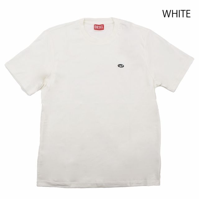 DIESEL(ディーゼル)の【WHITE】ディーゼル DIESEL Tシャツ メンズのトップス(Tシャツ/カットソー(半袖/袖なし))の商品写真