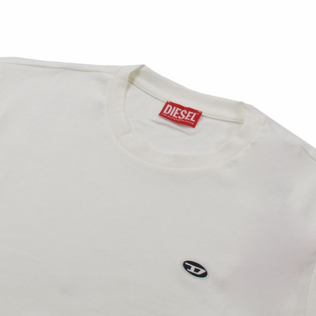 DIESEL(ディーゼル)の【WHITE】ディーゼル DIESEL Tシャツ メンズのトップス(Tシャツ/カットソー(半袖/袖なし))の商品写真